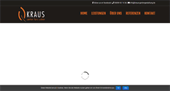 Desktop Screenshot of kraus-gartengestaltung.de